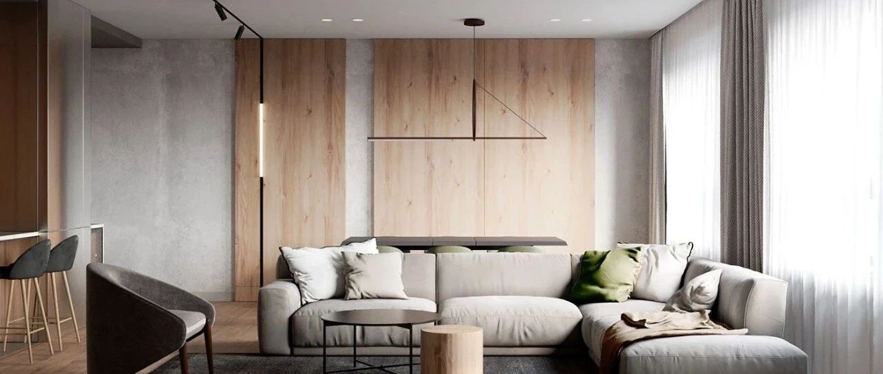 120㎡高级灰+原木，更素雅！