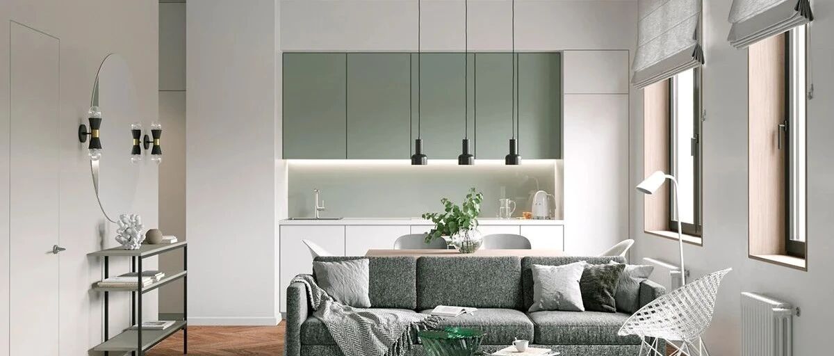 54㎡小户型空间，清新色调带来满满少女感！