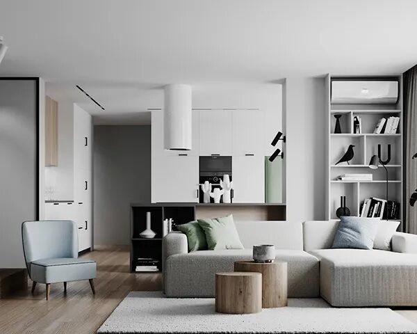 85㎡三居室，非凡的空间气质！