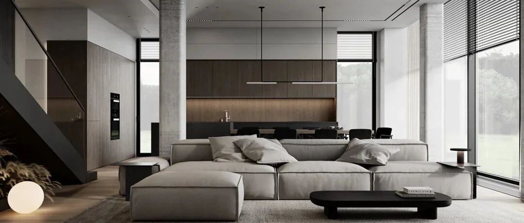 灰白+原木，高级而宁静的雅致！