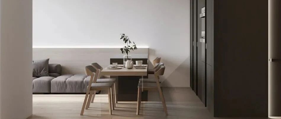 灰白+原木，一半是设计，一半是艺术！