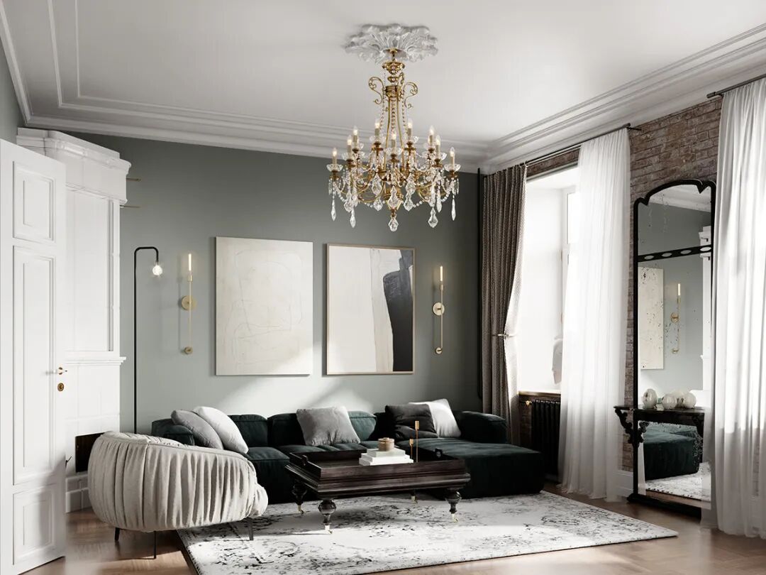 高级住宅，复古轻奢范儿！