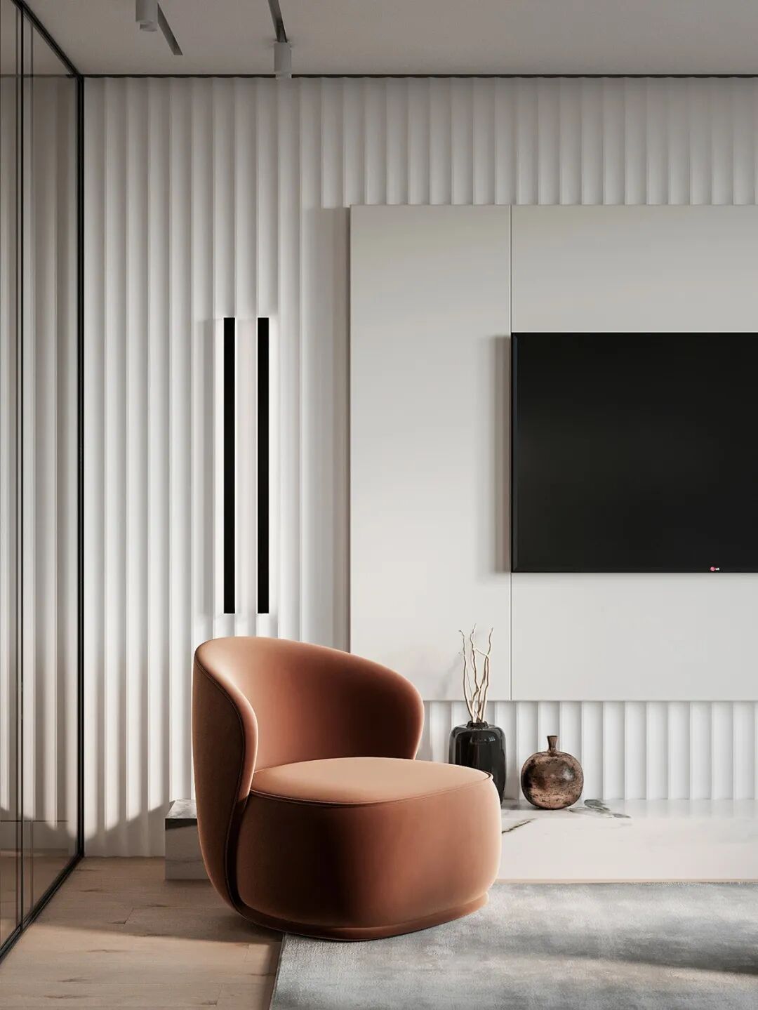 灰色+橙色，时尚轻奢！