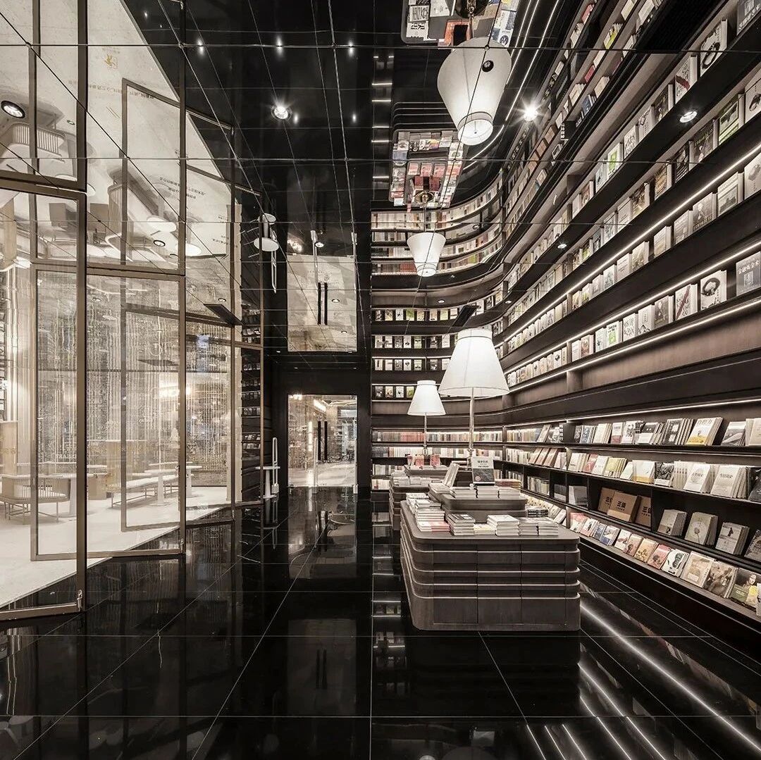 李想新作 | 宁波钟书阁，1230㎡，把201块“岩石”搬进书店