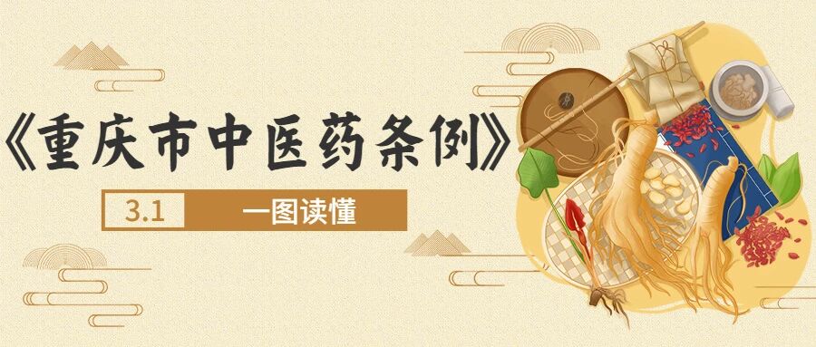 【中医服务】一图读懂《重庆市中医药条例》