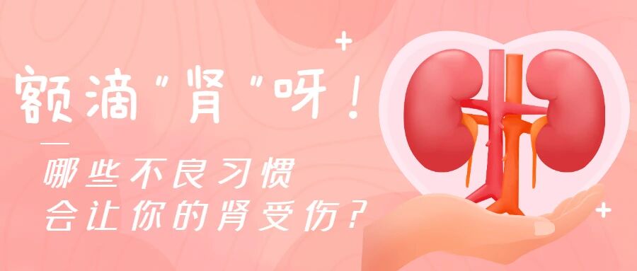 【健康科普】哪些不良习惯会让你的肾受伤?