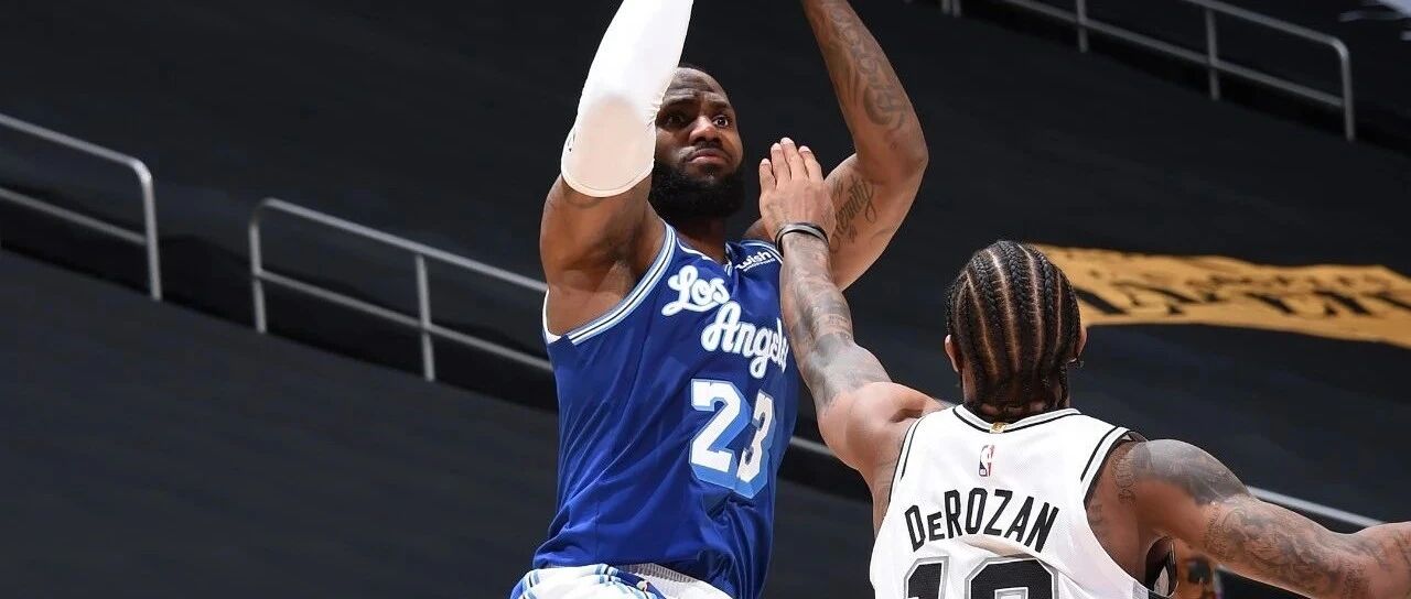 NBA无弱旅！詹姆斯空砍27+12+6负马刺 欧文阿杜缺阵西帝梦游输篮网