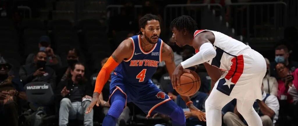 尼克斯狂飙24记三分射穿奇才！罗斯带队真香！