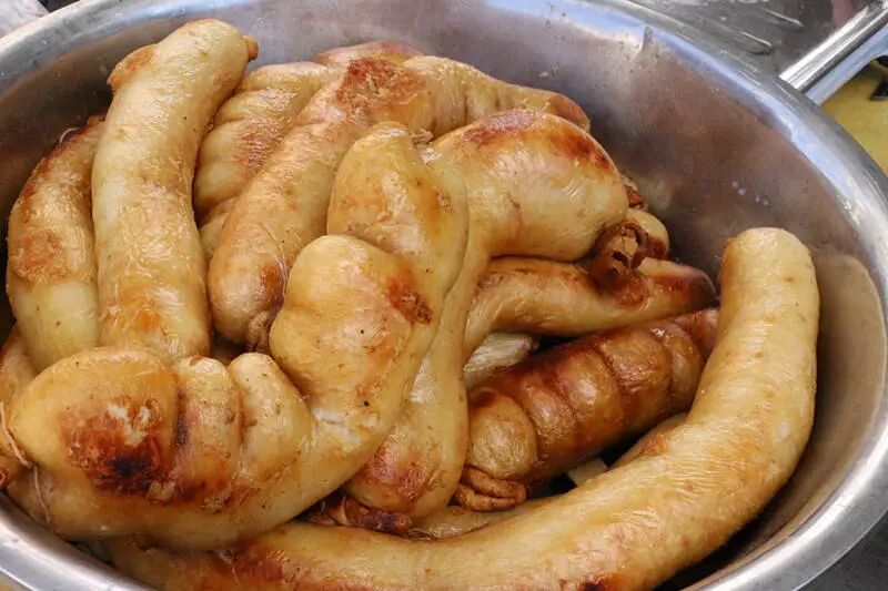 糯米大肠的百年传香,蒙自人忘不了的舌尖记忆