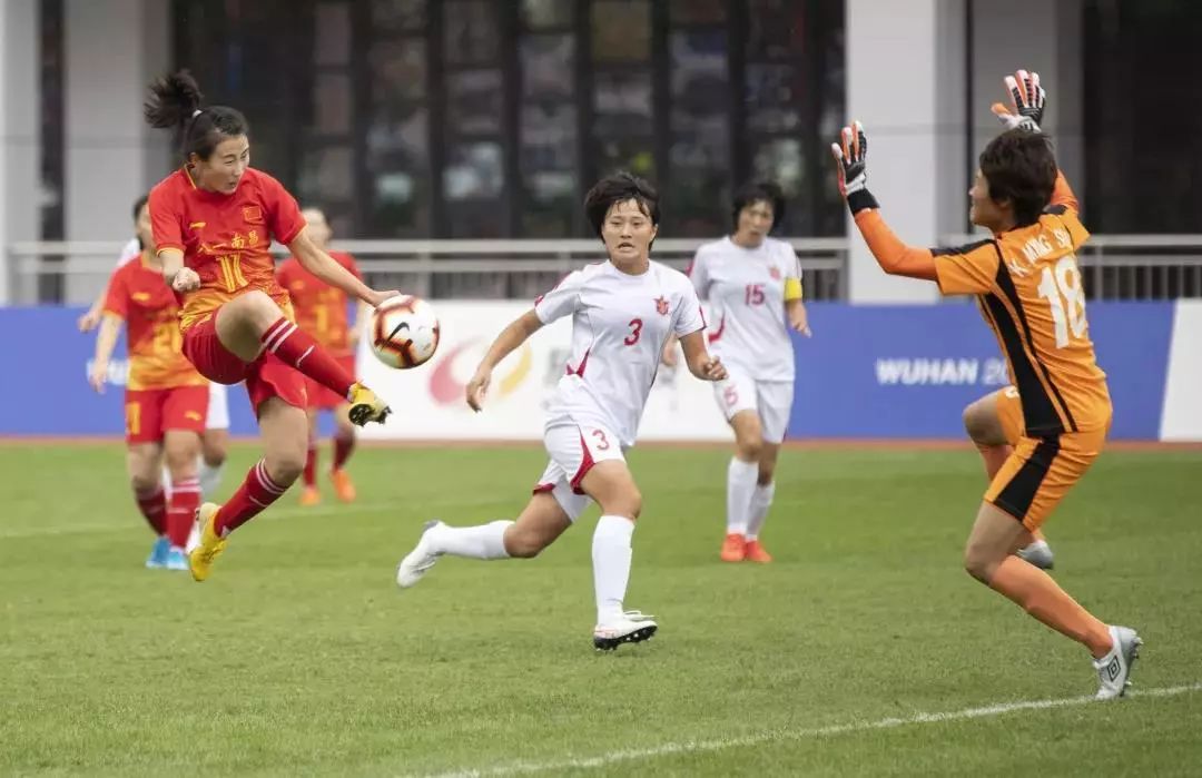 刚刚中国八一女足获得亚军朝鲜队夺冠