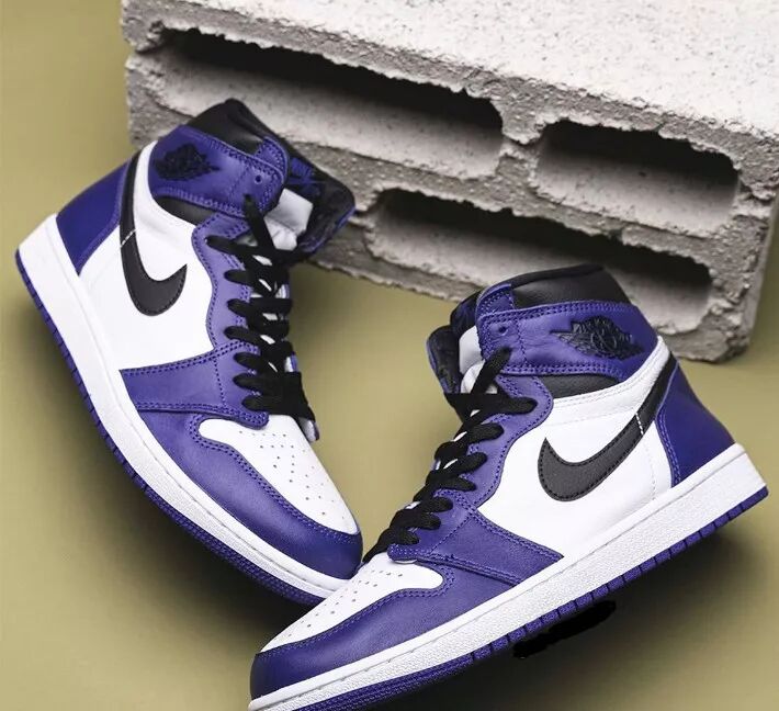 aj1courtpurple紫色芝加哥配色细节赏析aj1恶人紫发售时间