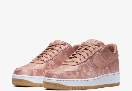 af1玫瑰金丝绸撕开是什么样