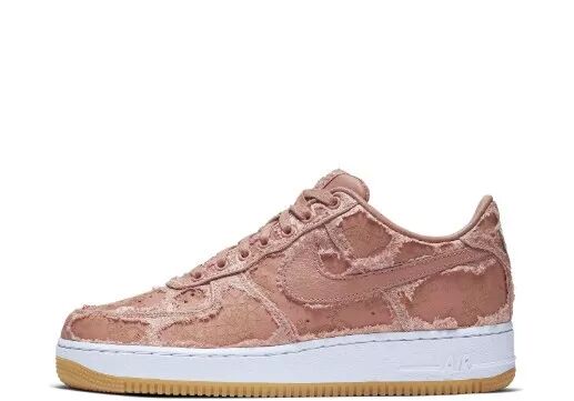 af1玫瑰金丝绸撕开是什么样