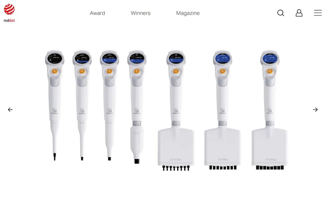 COEVOS智能移液器荣获德国红点奖