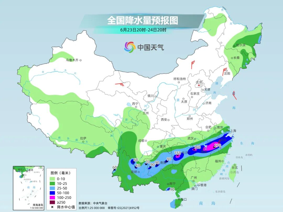 热搜第一！杭州灵隐寺发大水，南方的雨什么时候能停？