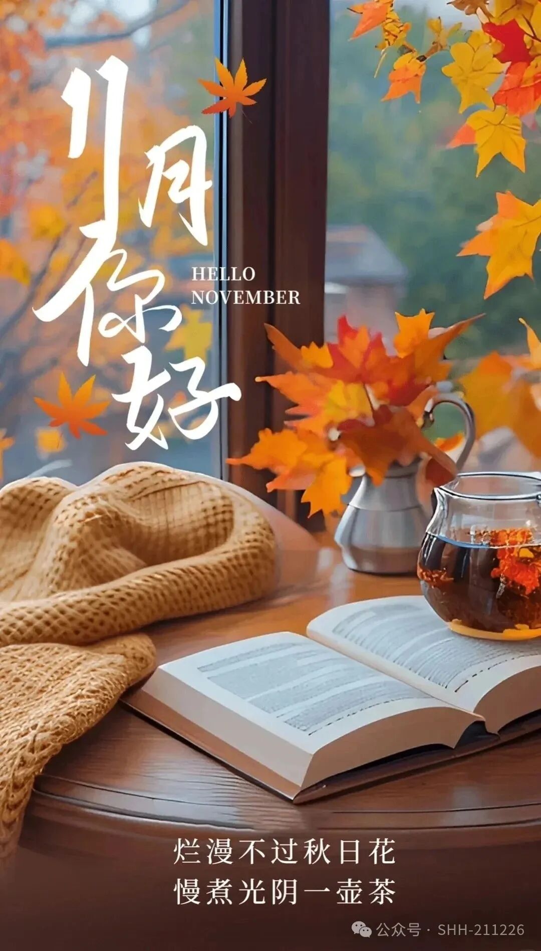 十月再见 十一月你好！