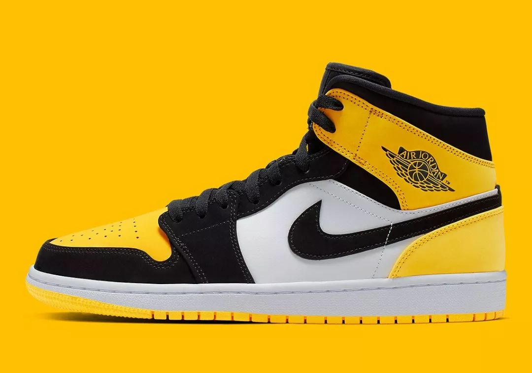 Air Jordan 1 Mid âYellow Toeâ宿¹å¾çéåºï¼é夿¬¾é»è²AJ1对æ¯å¾ï¼ â ç¯æ½® â ä¸ºæ ¸å¿æ½®æµç©å®¶èç