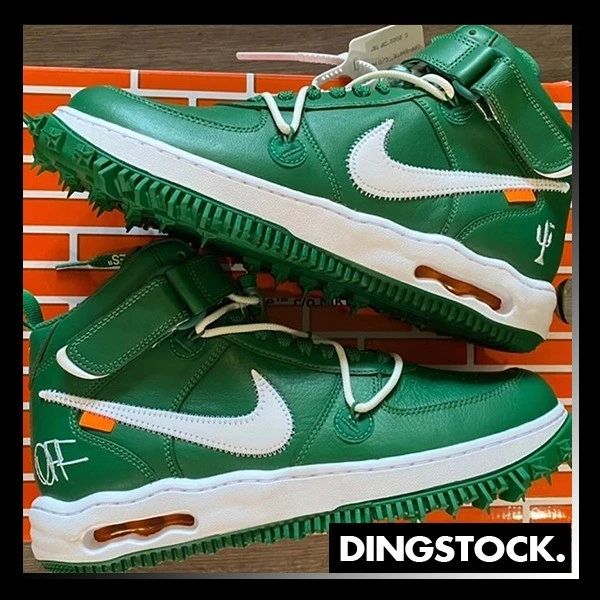 Off-White x Nike Air Force 1 Mid新鞋在路上了？“金松绿”配色曝光！