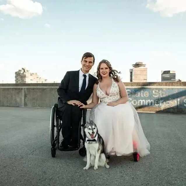 让哈士奇代替父亲参加婚礼，狗狗却半路走失！主人立刻暂停婚礼