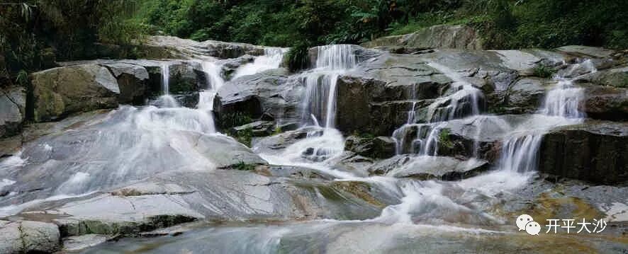 大沙榄坑瀑布 图源:开平大沙大沙镇不仅有山还有水.