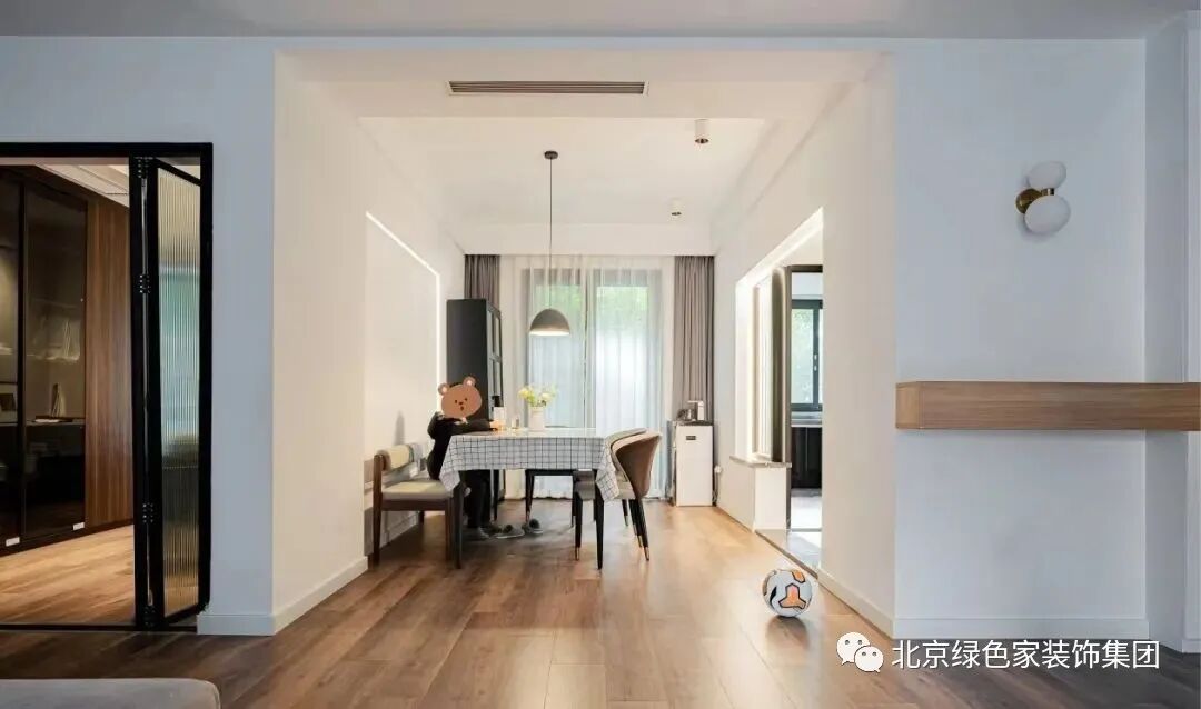 绿色家装饰｜120m²现代风装修，全屋收纳超强！(图5)