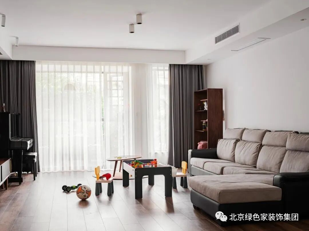 绿色家装饰｜120m²现代风装修，全屋收纳超强！(图3)