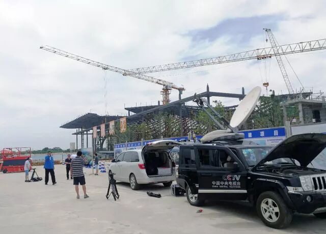 【聚焦】央视记者现场连线：直播武汉建工集团投资建设的“国家网络安全人才与创新基地”项目！