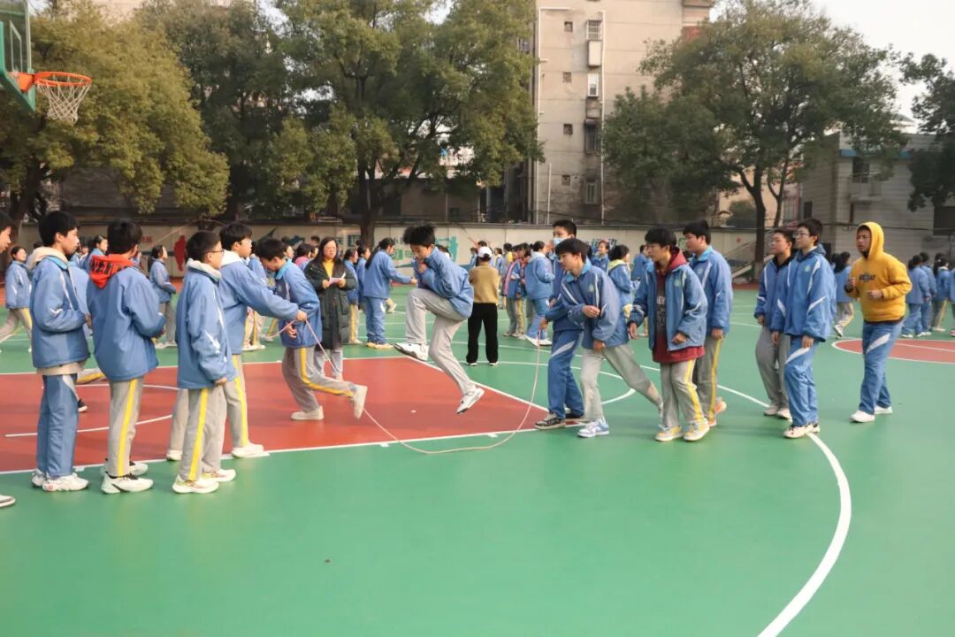 养益己之心 | “跳”出活力，“绳”彩飞扬——我校开展冬季跳绳比赛