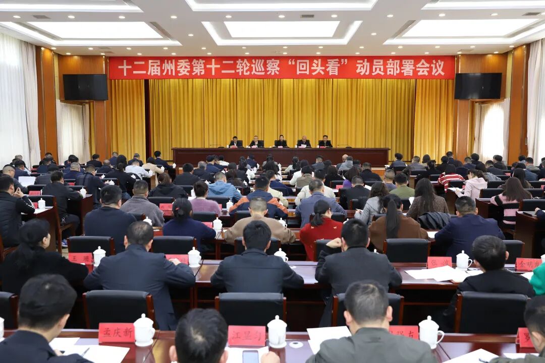 巡察回头看动员会表态发言_巡察组回头看动员会简报_