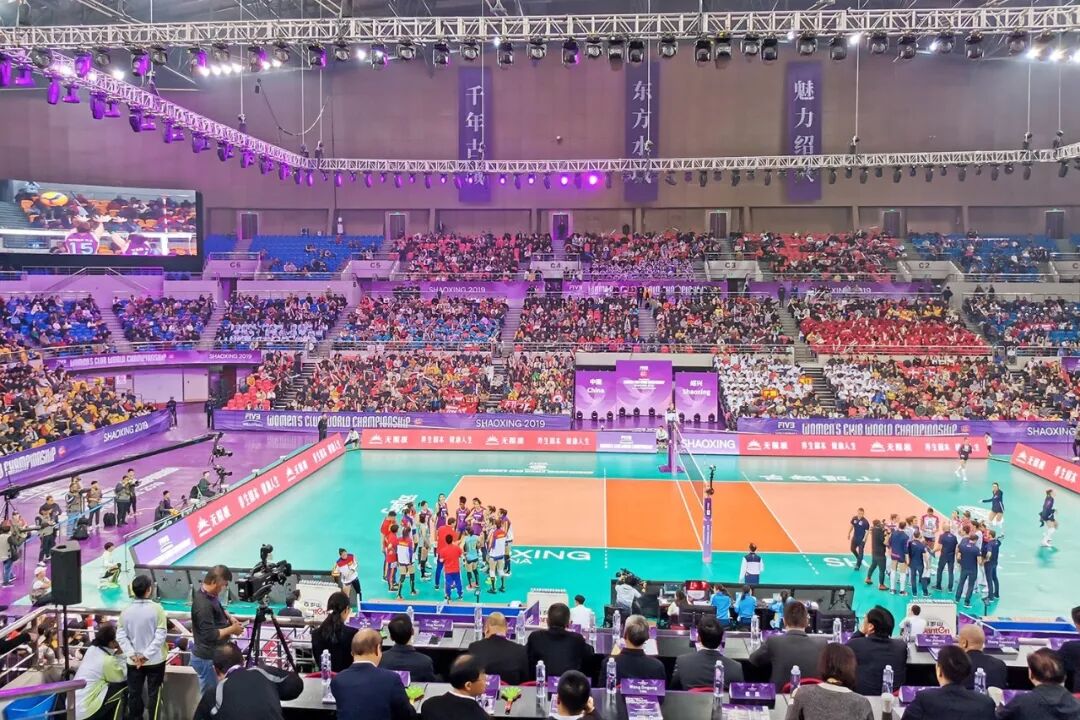 无限极赞助的2019女排世俱杯正式开赛