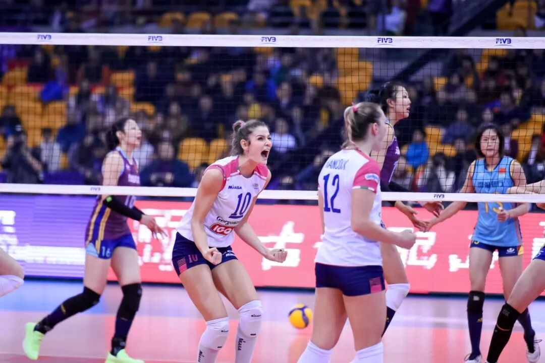 无限极赞助的2019女排世俱杯正式开赛