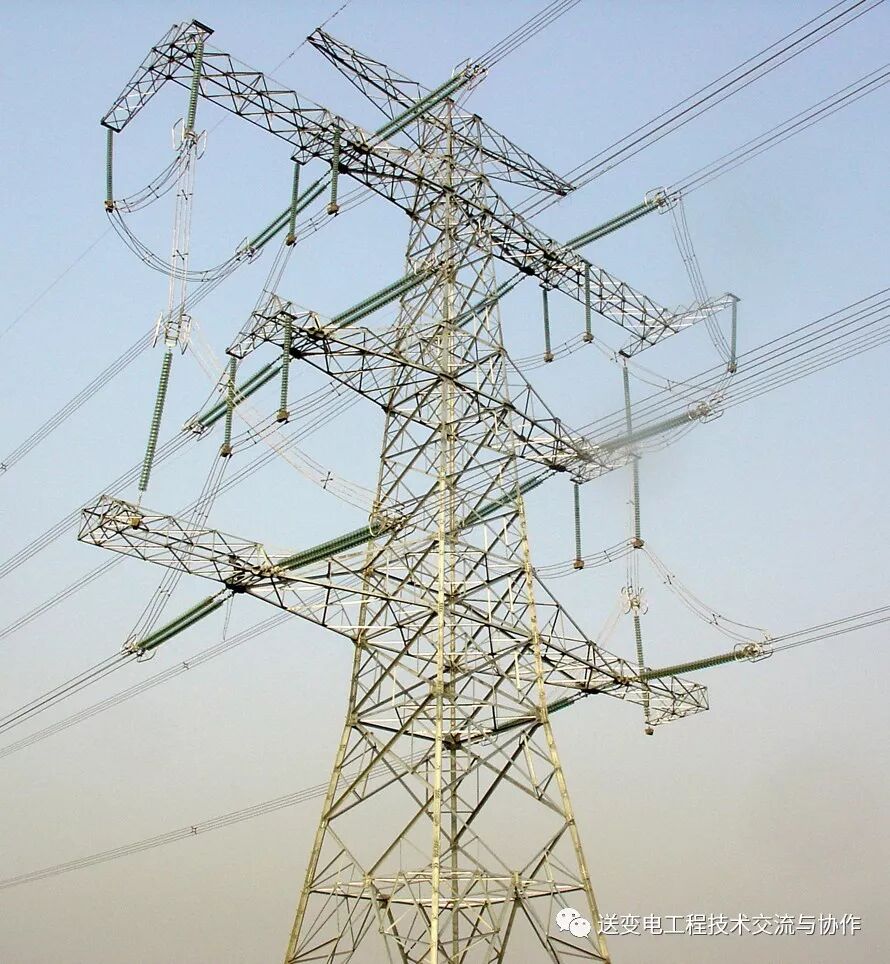 耐张塔和直线塔_耐张塔_楔形绝缘耐张线夹组装