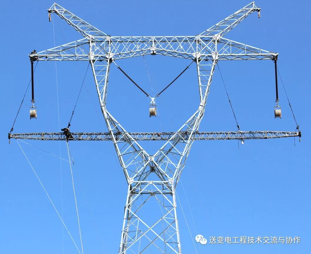 耐张塔和直线塔_楔形绝缘耐张线夹组装_耐张塔
