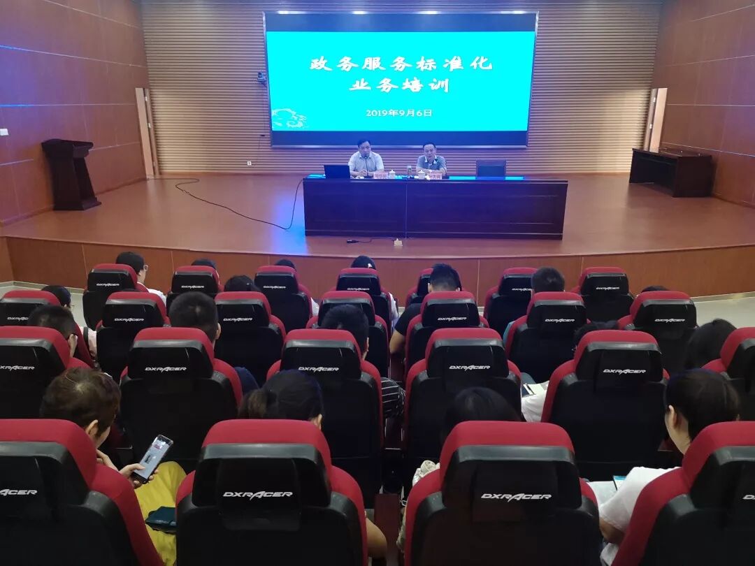 标准化促进规范化 青阳镇召开政务服务标准化业务培训