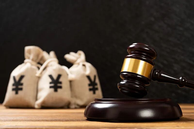 法官槌及人民币钱袋子.jpg