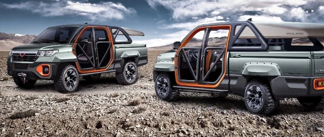 五菱全新皮卡发布，气场强如福特猛禽，是上山下乡必备神器？