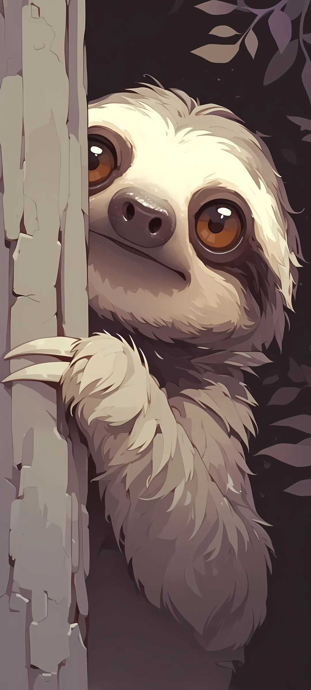 手机壁纸超萌超可爱的树懒壁纸图片高清版免费下载