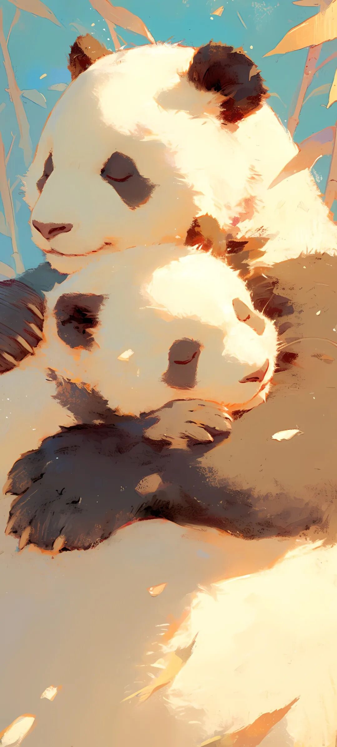 可爱卡通动物插画壁纸高清图片免费下载保存