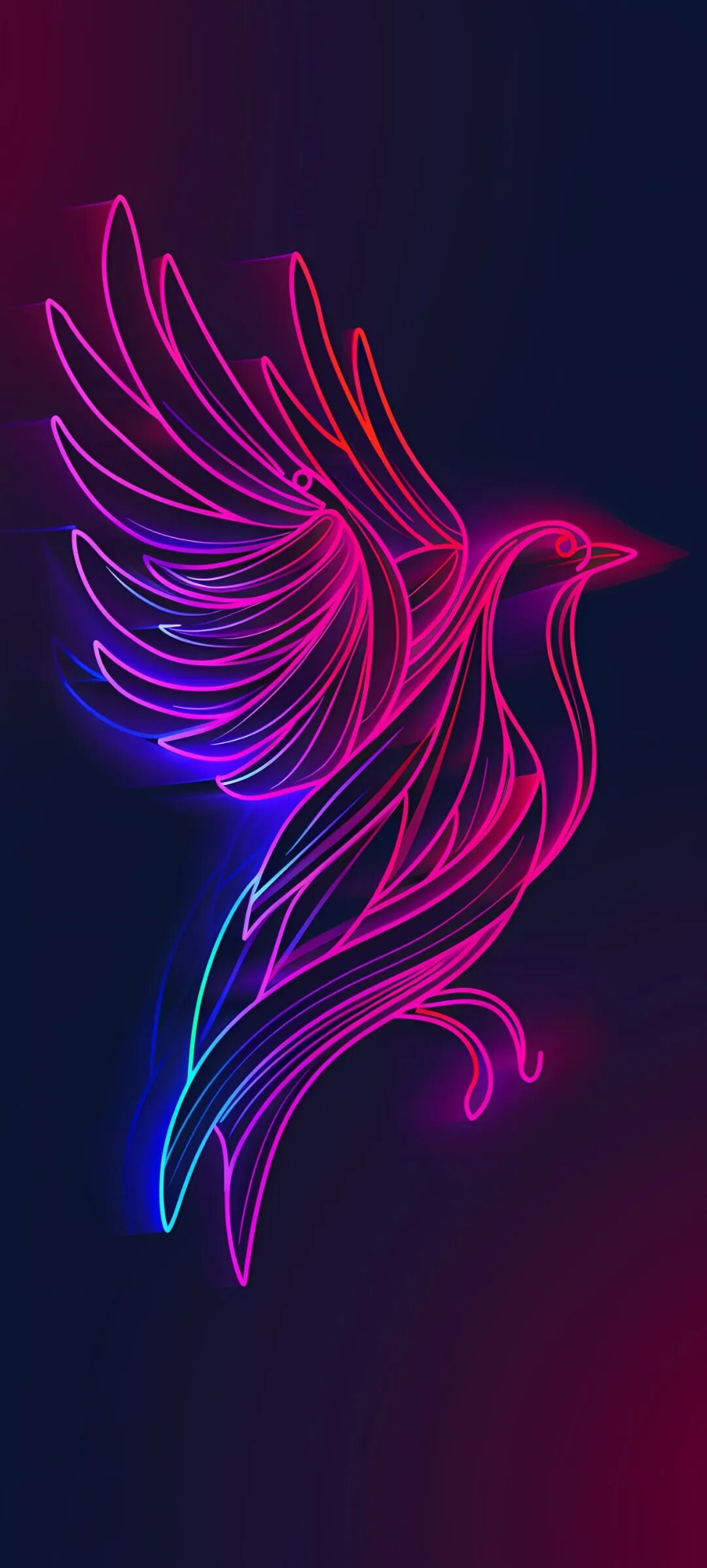 手机壁纸好看的霓虹灯光高清壁纸免费分享