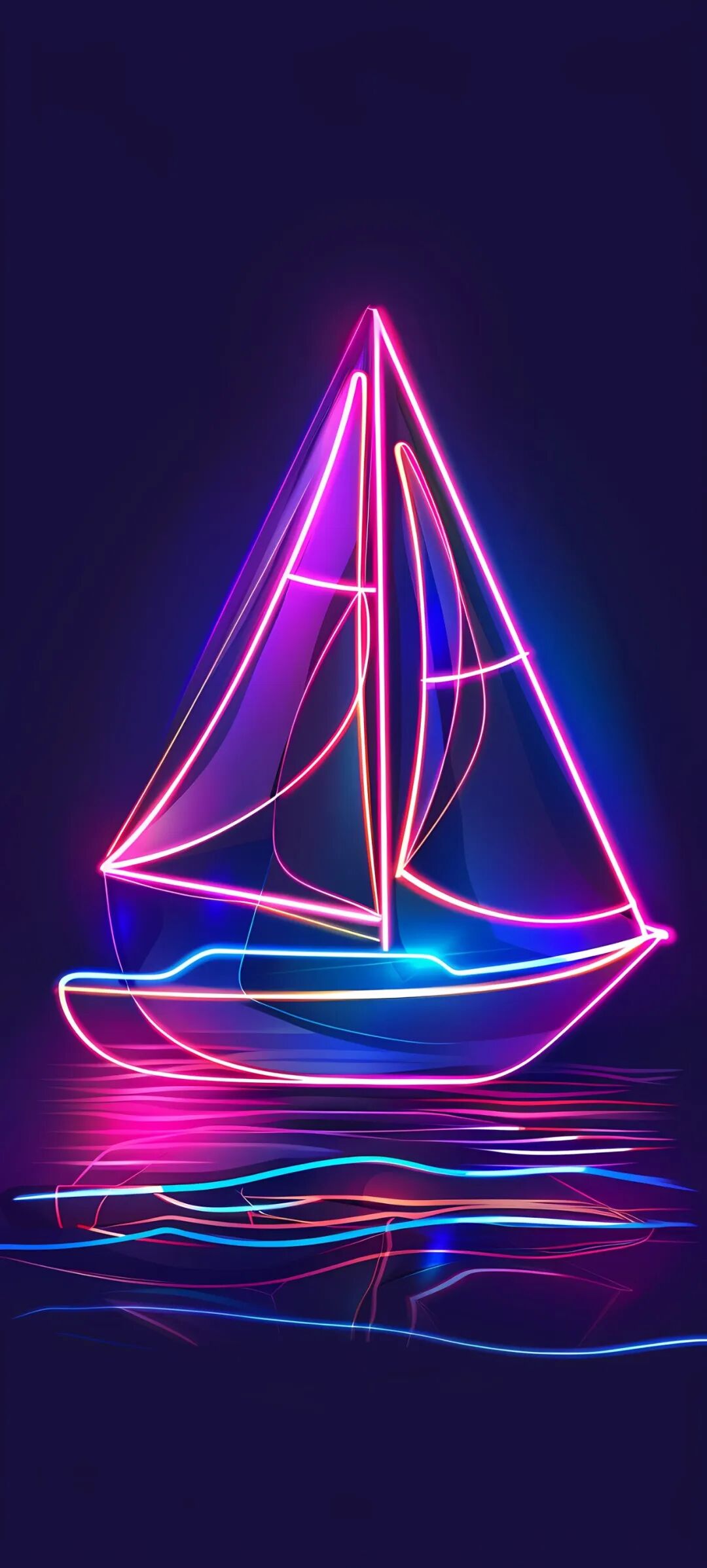 手机壁纸好看的霓虹灯光高清壁纸免费分享