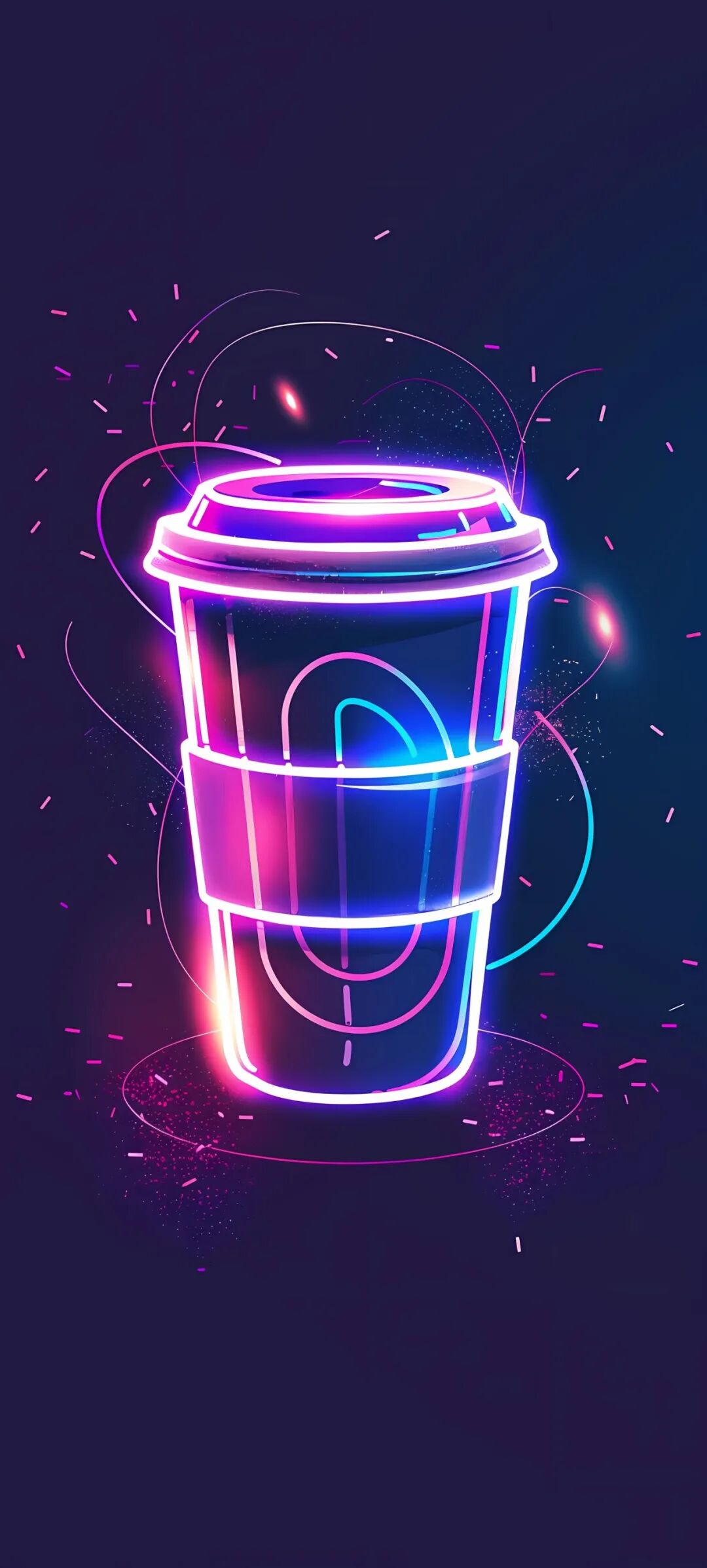 手机壁纸好看的霓虹灯光高清壁纸免费分享