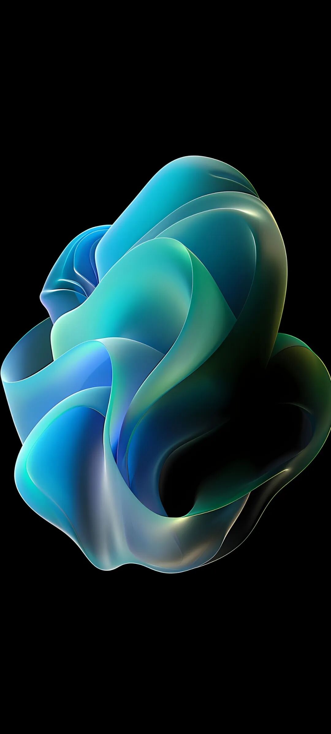 手机壁纸蓝绿色高品质简约壁纸高清原图