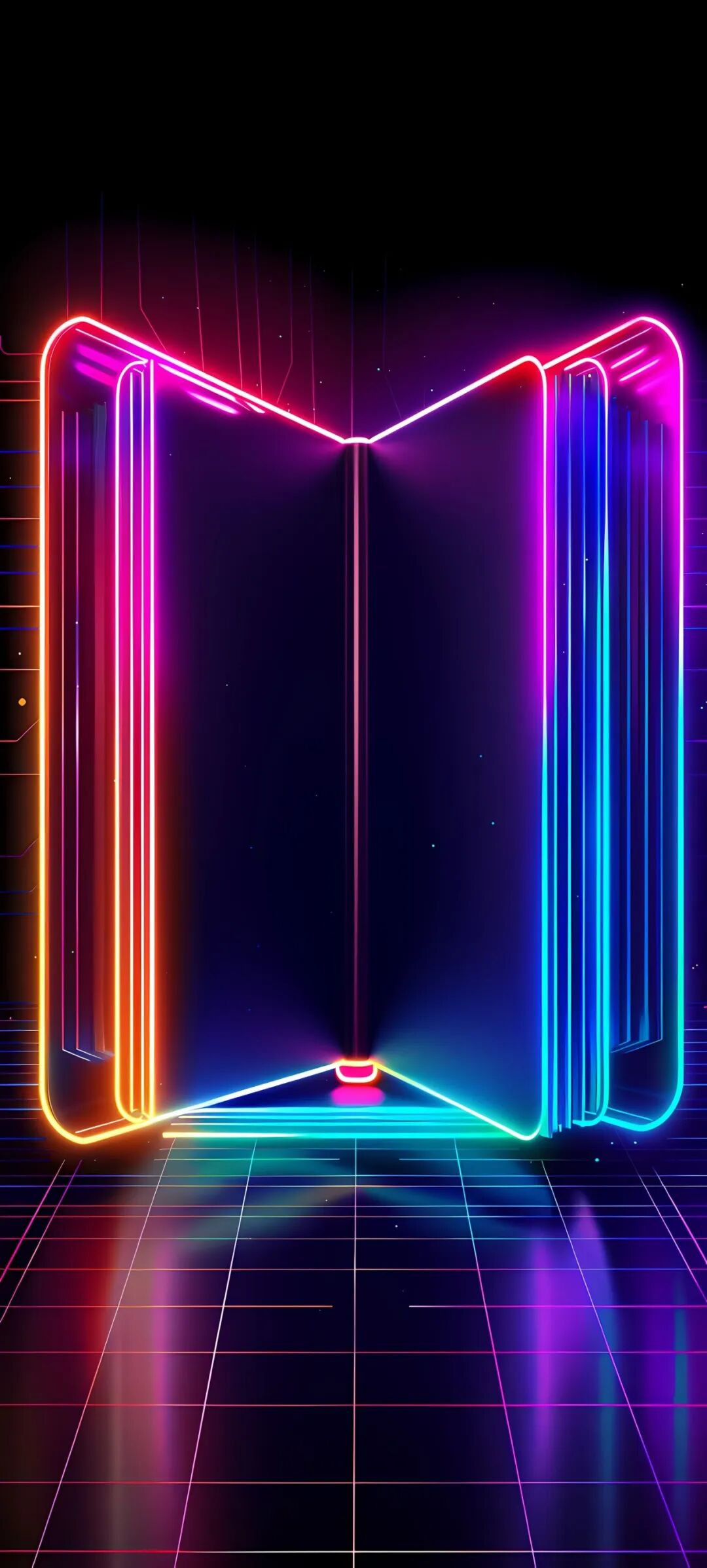 手机壁纸好看的霓虹灯光高清壁纸免费分享