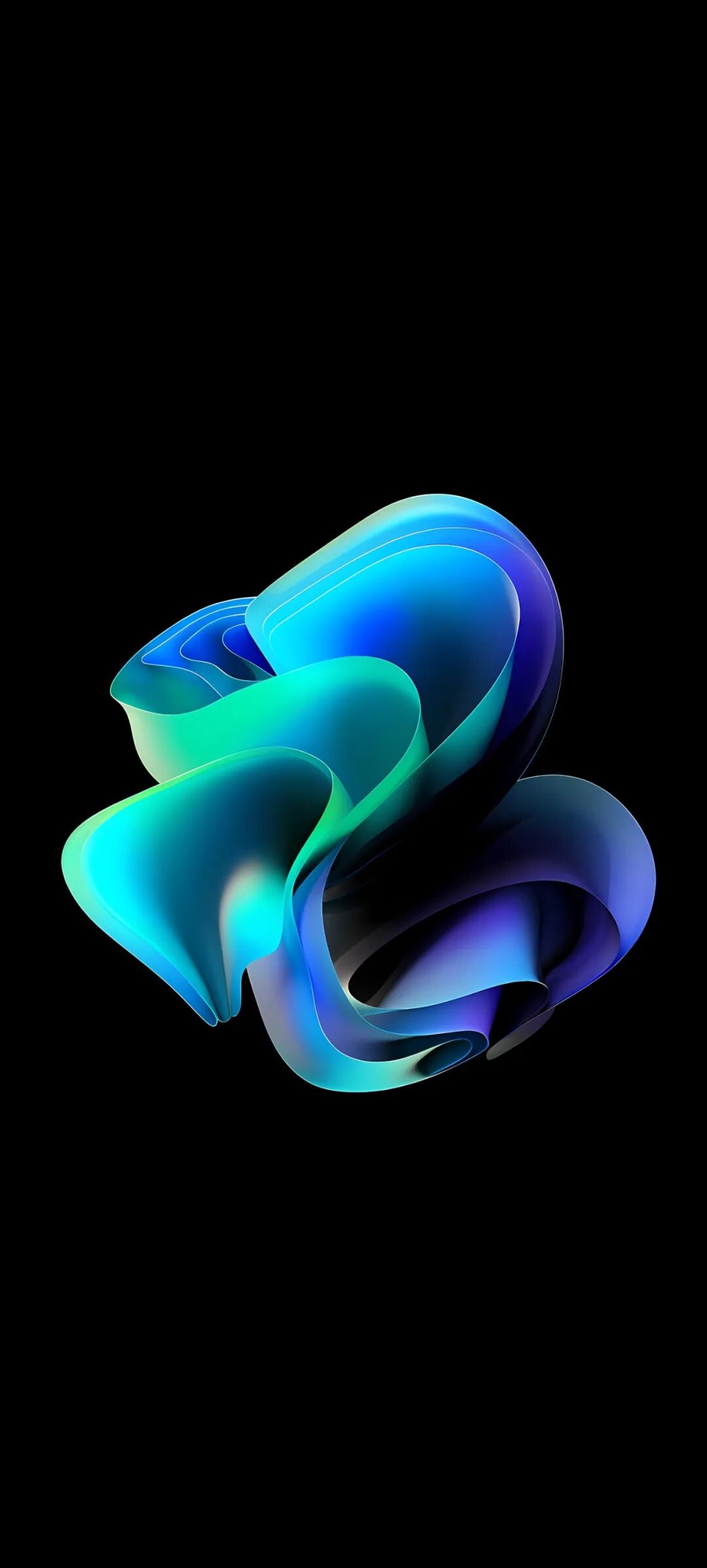 手机壁纸蓝绿色高品质简约壁纸高清原图