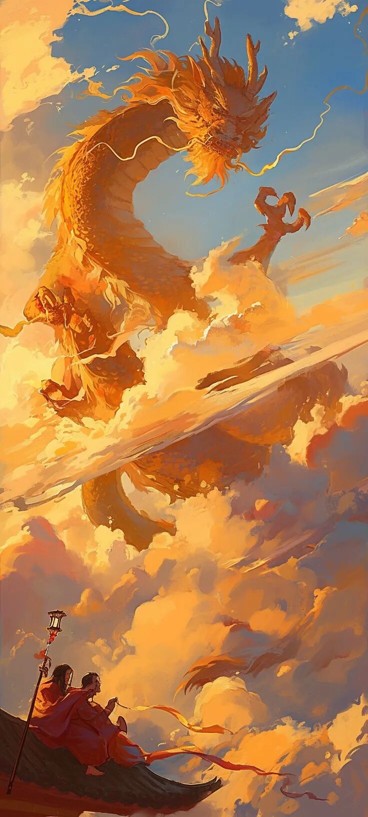 手机壁纸|愿你的事业如龙腾飞,一飞冲天,成就非凡!