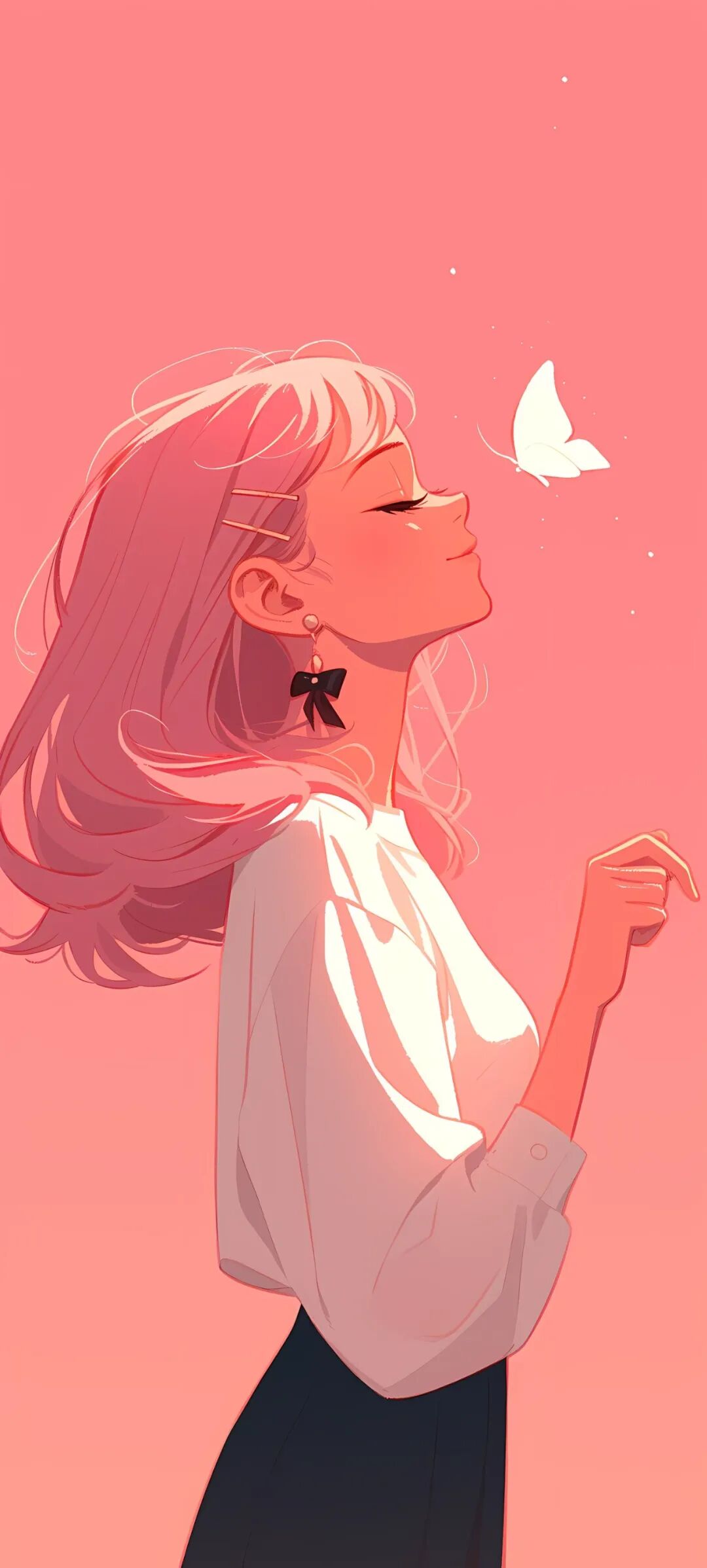 手机壁纸时尚潮流女孩插画壁纸高清版直接保存