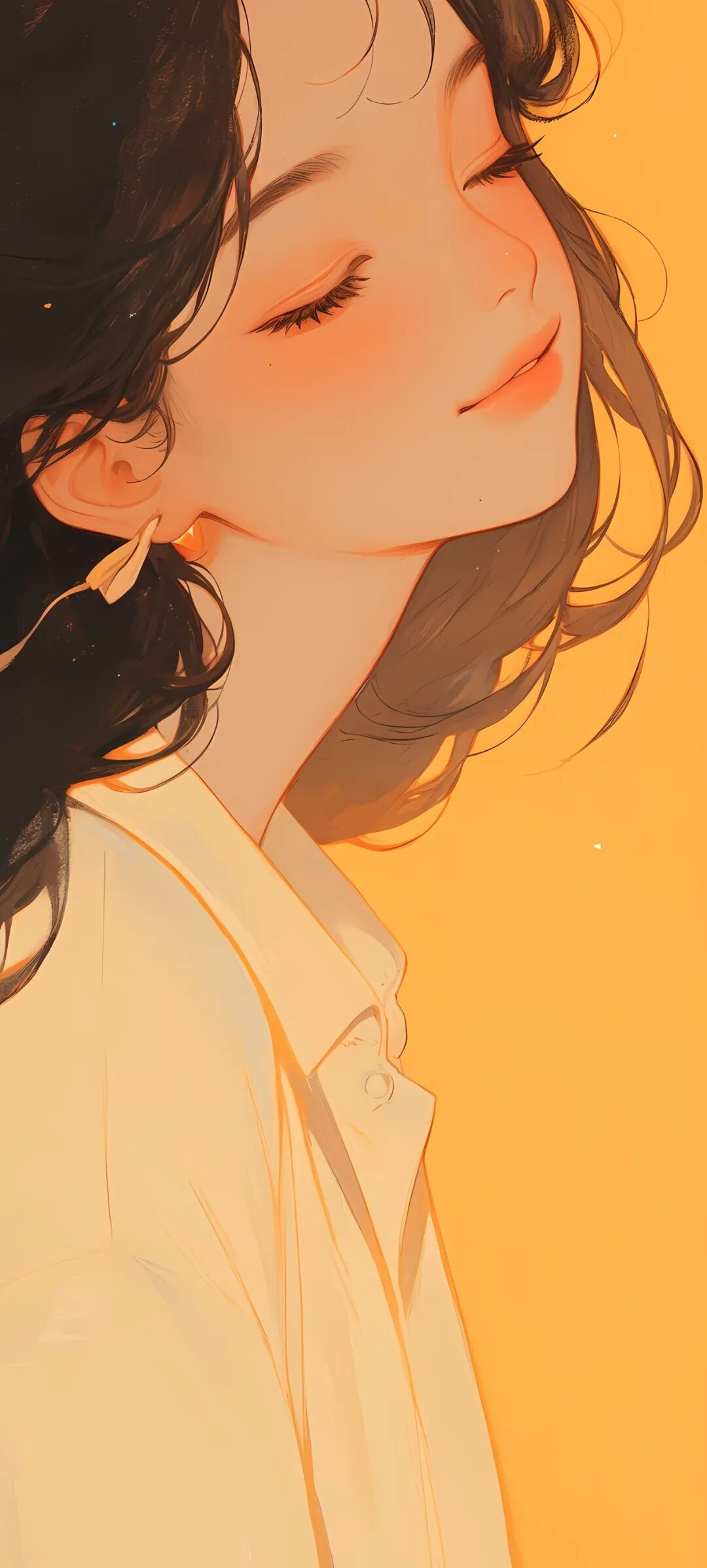 手机壁纸时尚潮流女孩插画壁纸高清版直接保存