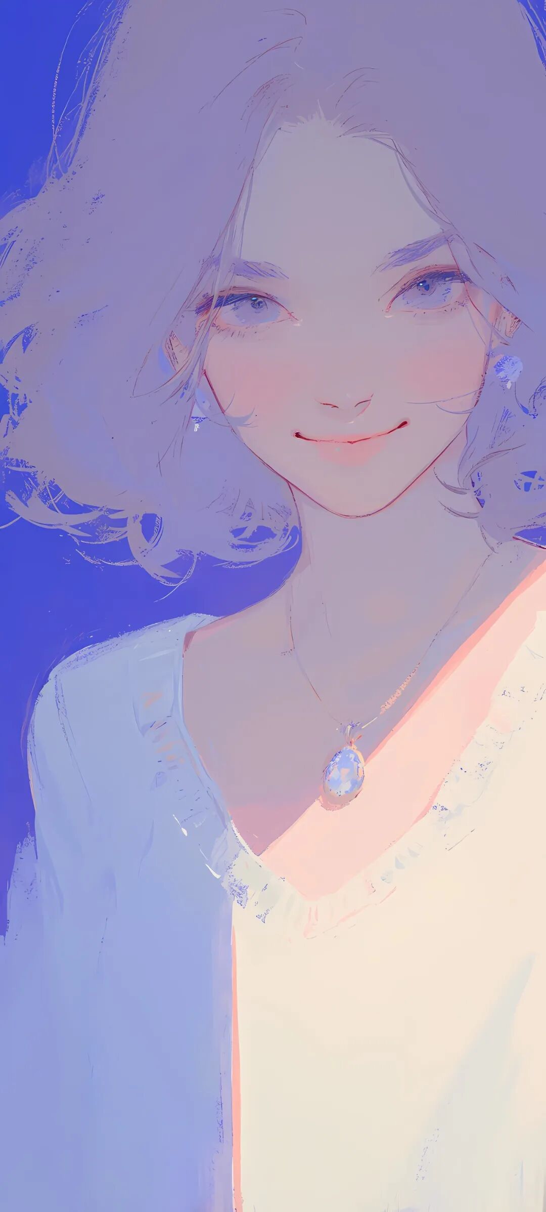 手机壁纸时尚潮流女孩插画壁纸高清版直接保存