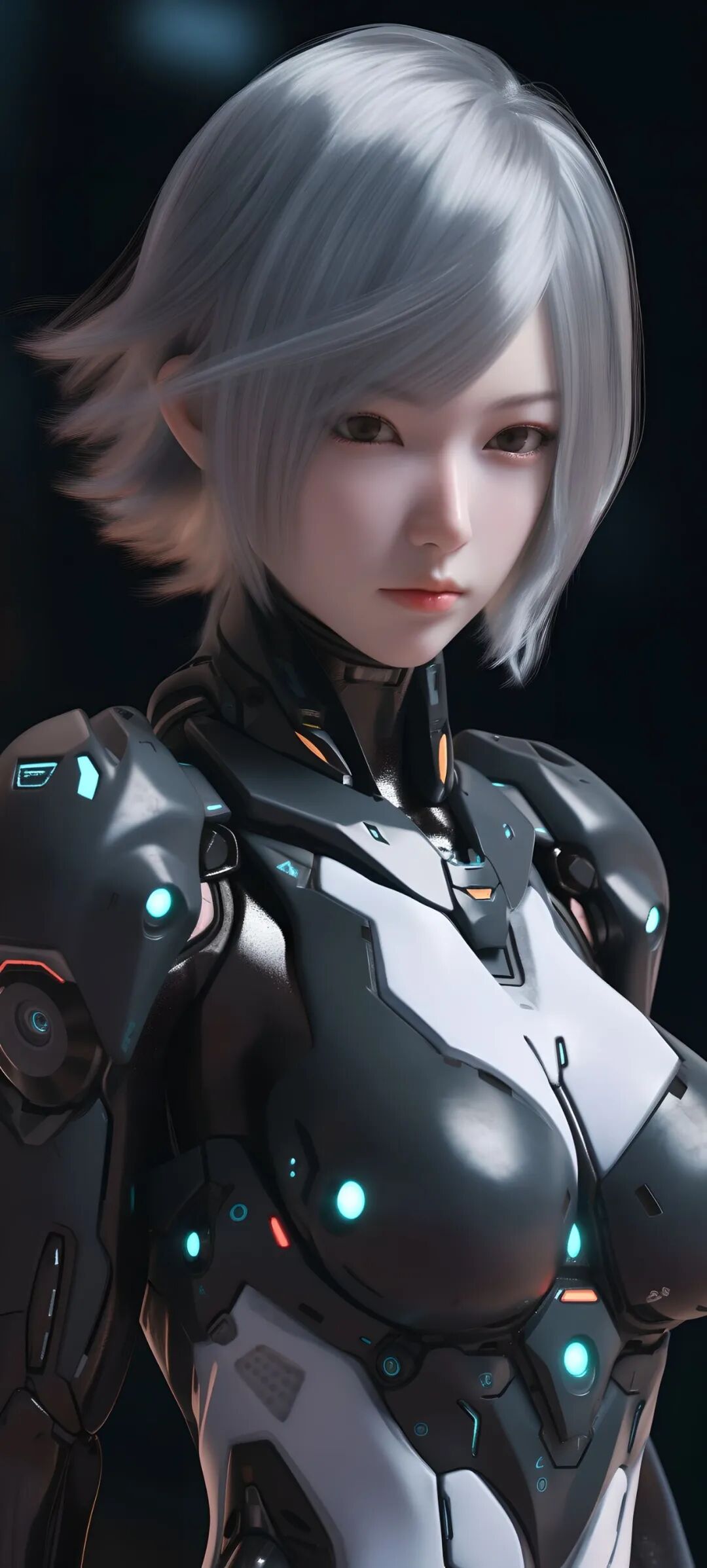 爱了爱了!未来科幻风少女机甲壁纸,免费原图下载!