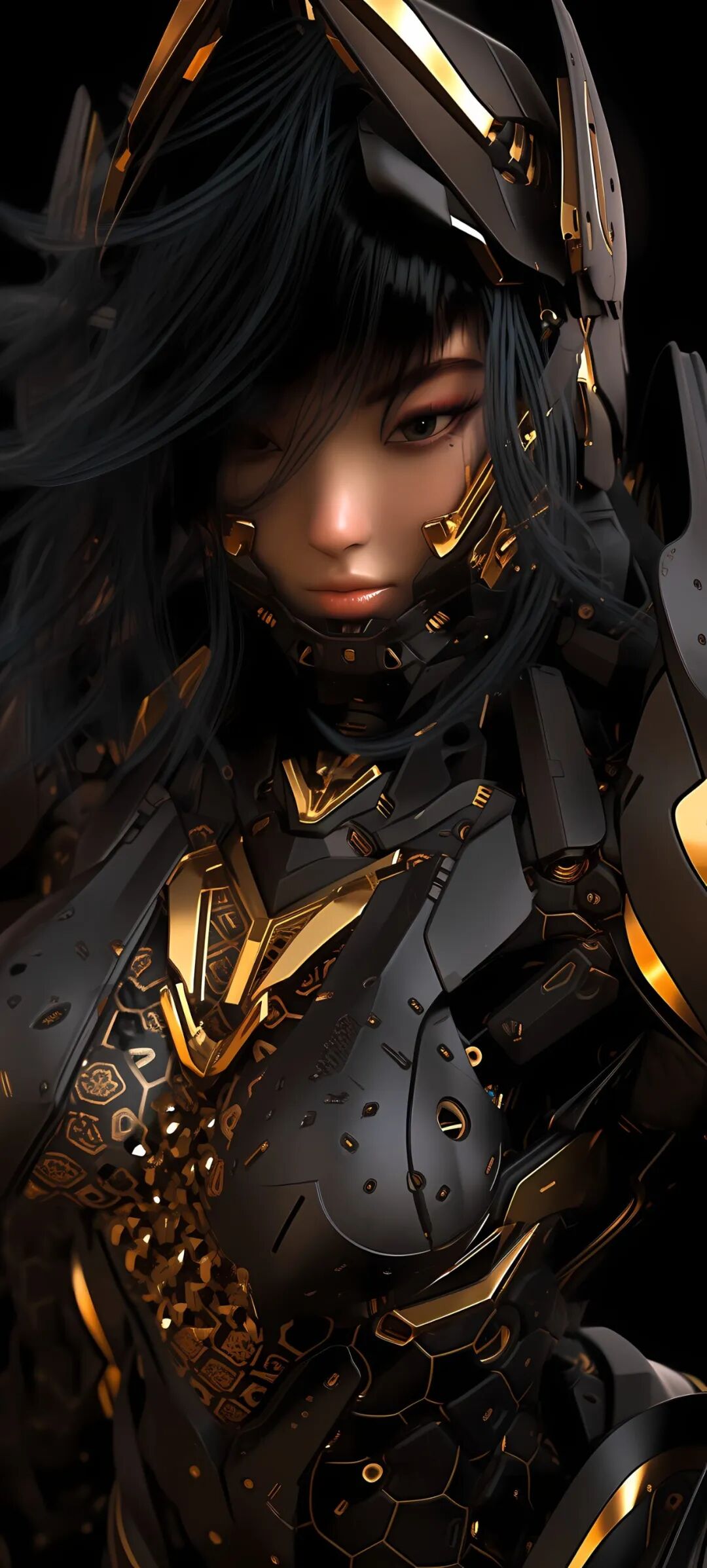 爱了爱了未来科幻风少女机甲壁纸免费原图下载